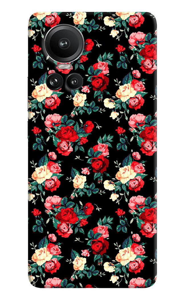 Rose Pattern Oppo Reno10 5G/10 Pro 5G Hard Case Back Cover by Casekaro