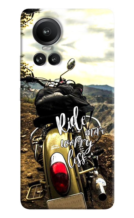 Ride More Worry Less Oppo Reno10 5G/10 Pro 5G Hard Case Back Cover by Casekaro