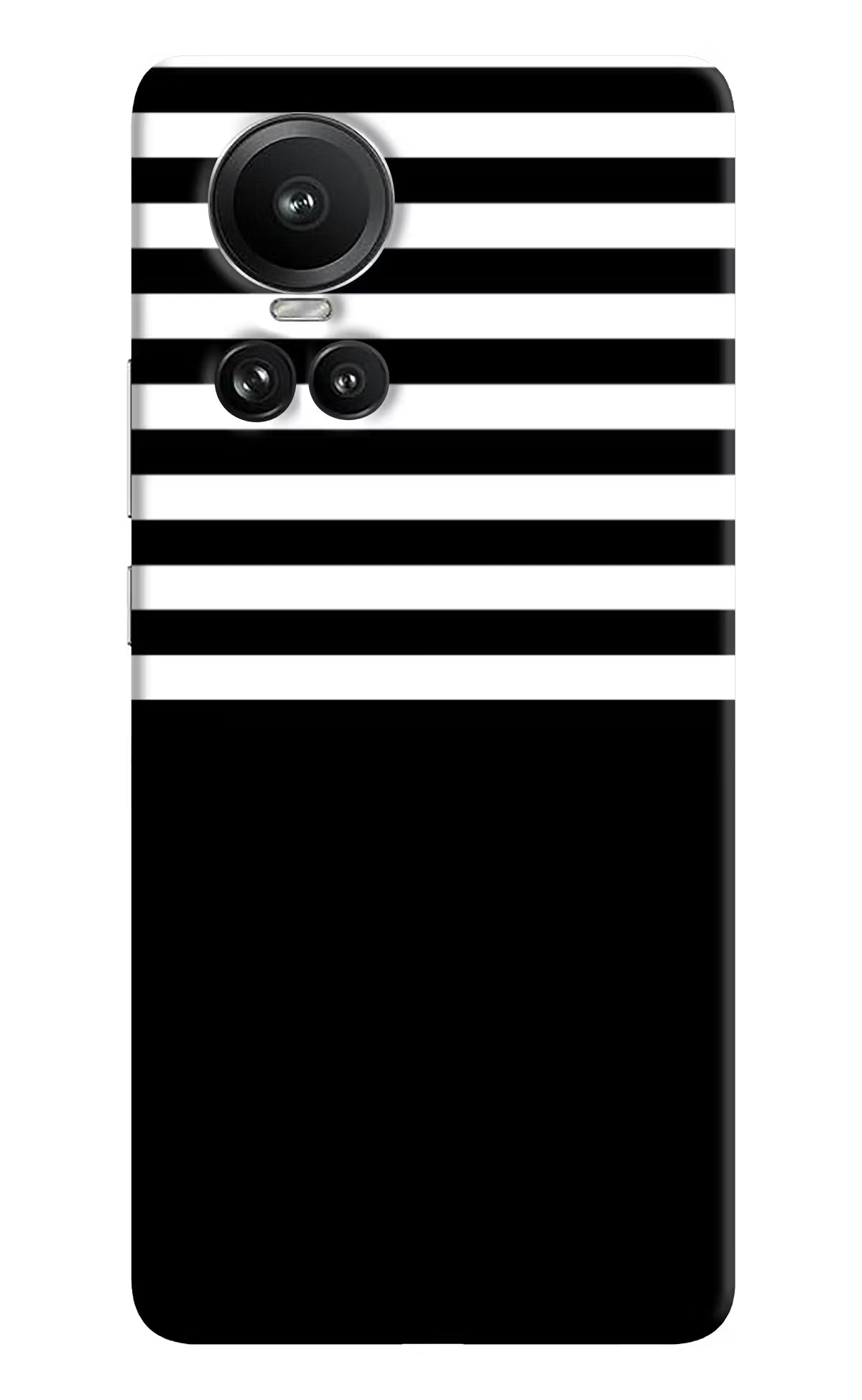 Black and White Print Oppo Reno10 5G/10 Pro 5G Hard Case Back Cover by Casekaro