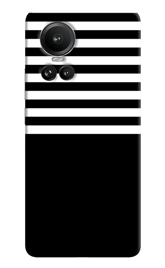 Black and White Print Oppo Reno10 5G/10 Pro 5G Hard Case Back Cover by Casekaro