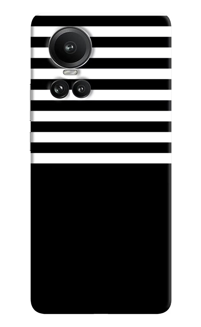 Black and White Print Oppo Reno10 5G/10 Pro 5G Hard Case Back Cover by Casekaro