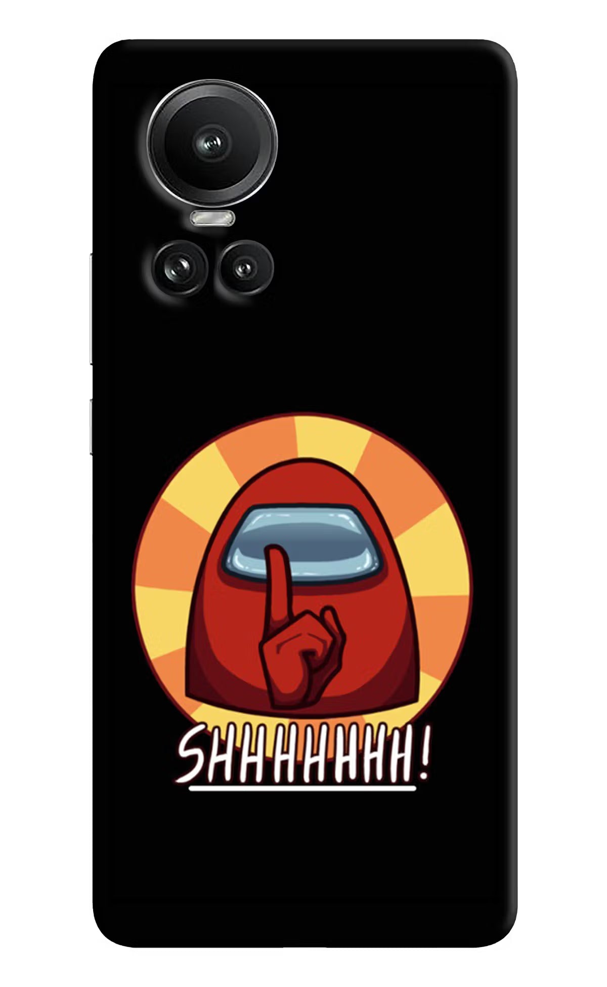 Among Us Shhh! Oppo Reno10 5G/10 Pro 5G Hard Case Back Cover by Casekaro