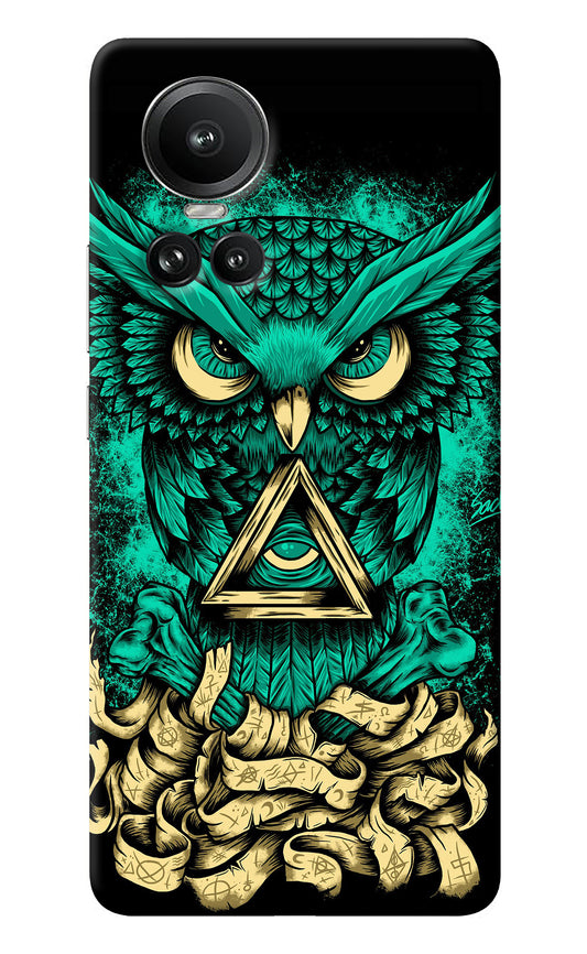 Green Owl Oppo Reno10 5G/10 Pro 5G Back Cover