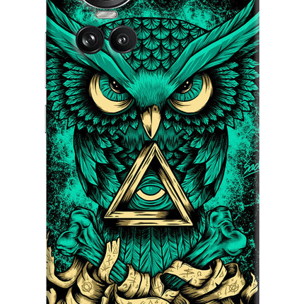 Green Owl Oppo Reno10 5G/10 Pro 5G Hard Case Back Cover by Casekaro
