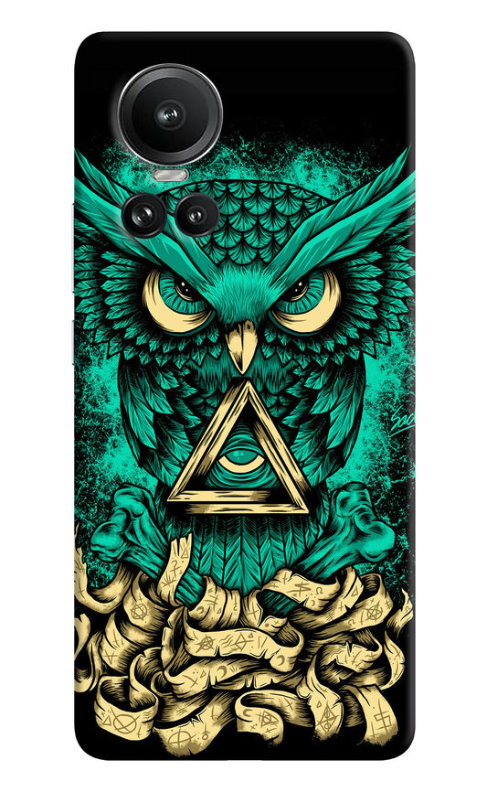 Green Owl Oppo Reno10 5G/10 Pro 5G Hard Case Back Cover by Casekaro