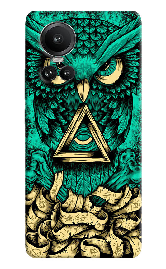 Green Owl Oppo Reno10 5G/10 Pro 5G Hard Case Back Cover by Casekaro