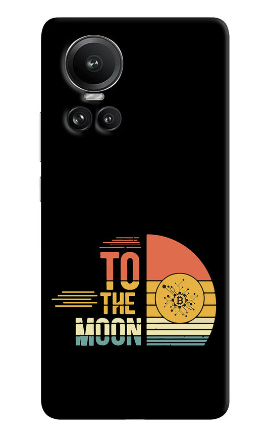 To the Moon Oppo Reno10 5G/10 Pro 5G Hard Case Back Cover by Casekaro