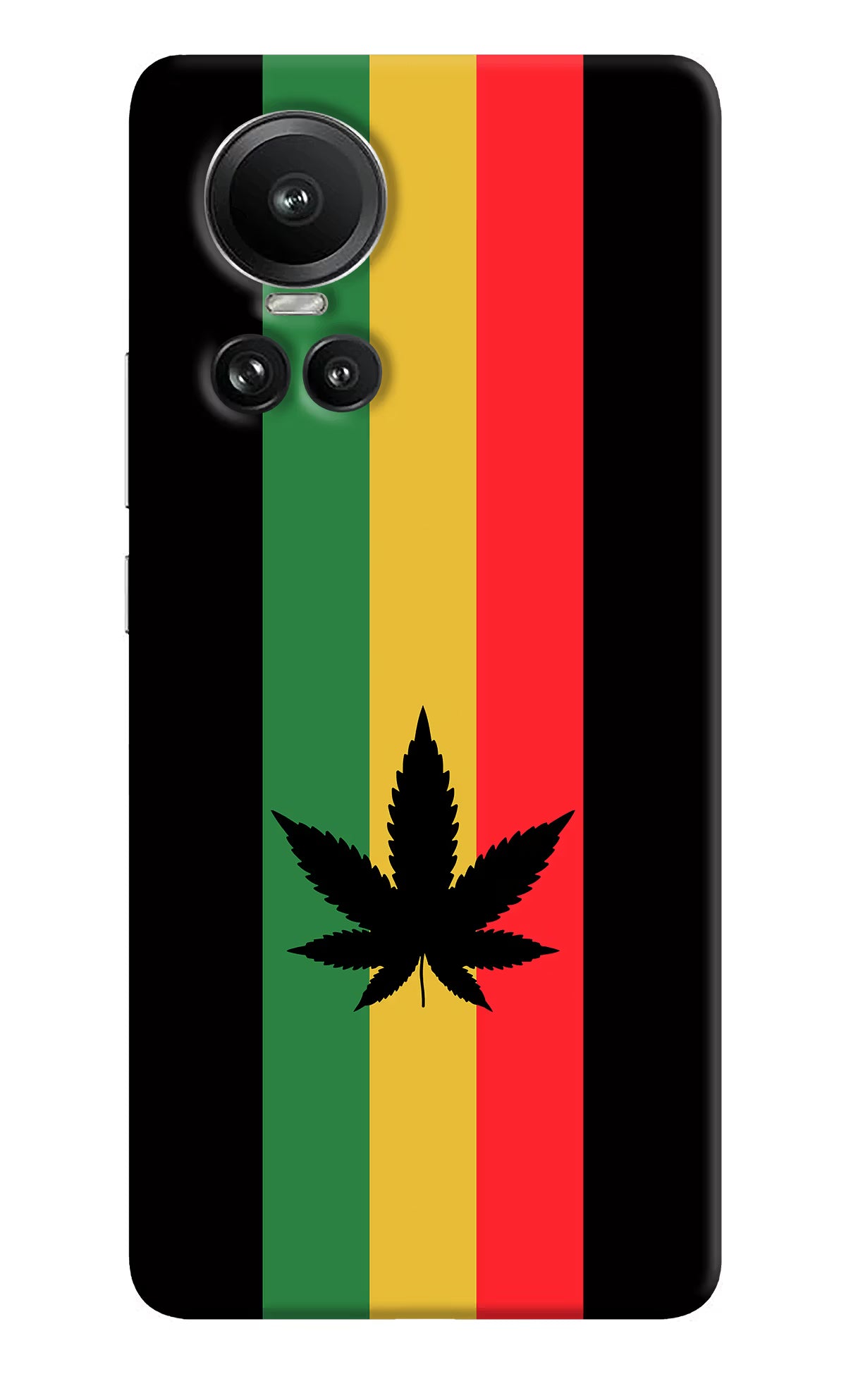 Weed Flag Oppo Reno10 5G/10 Pro 5G Hard Case Back Cover by Casekaro