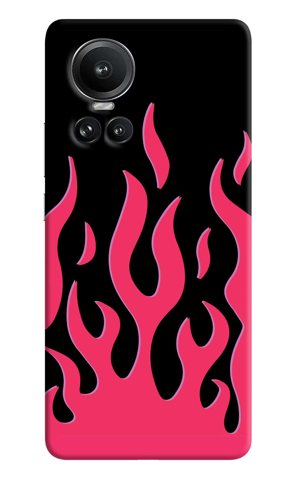 Fire Flames Oppo Reno10 5G/10 Pro 5G Hard Case Back Cover by Casekaro