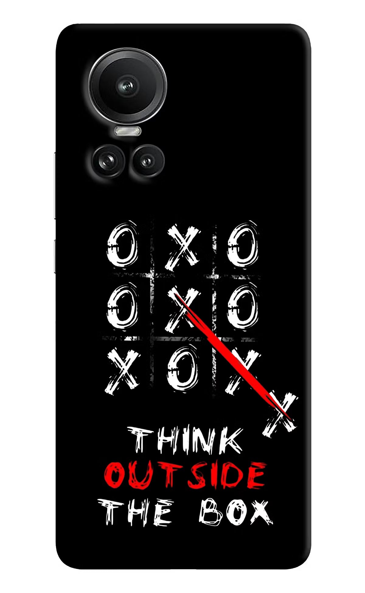 Think out of the BOX Oppo Reno10 5G/10 Pro 5G Hard Case Back Cover by Casekaro