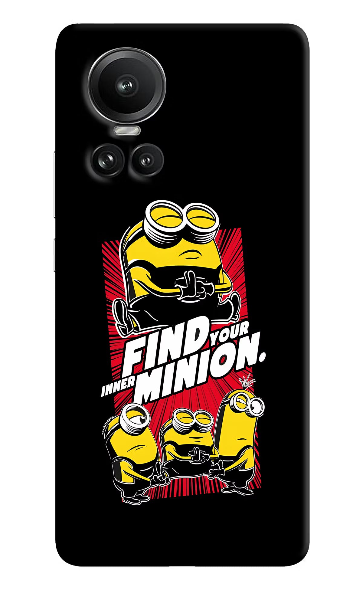 Find your inner Minion Oppo Reno10 5G/10 Pro 5G Hard Case Back Cover by Casekaro