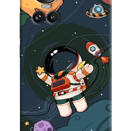 Cartoon Astronaut Oppo Reno10 5G/10 Pro 5G Hard Case Back Cover by Casekaro