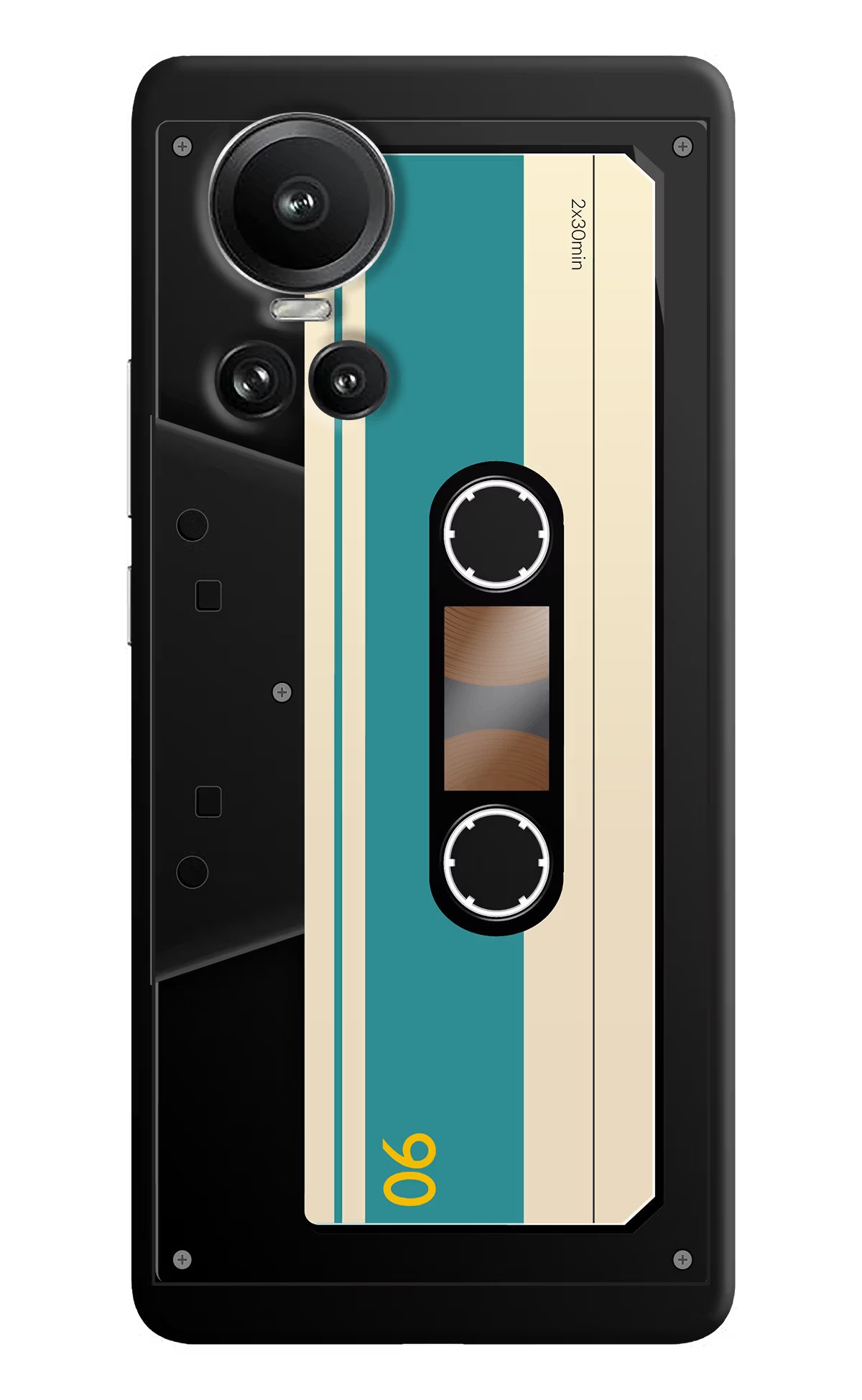 Cassette Oppo Reno10 5G/10 Pro 5G Hard Case Back Cover by Casekaro