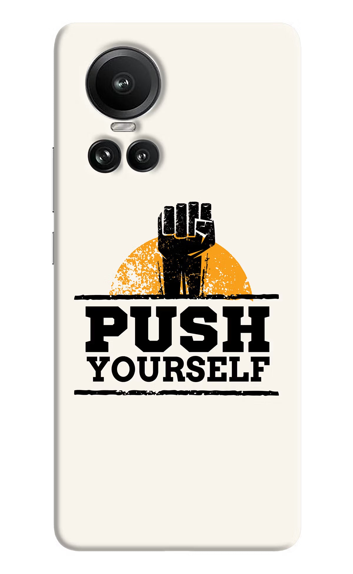 Push Yourself Oppo Reno10 5G/10 Pro 5G Hard Case Back Cover by Casekaro