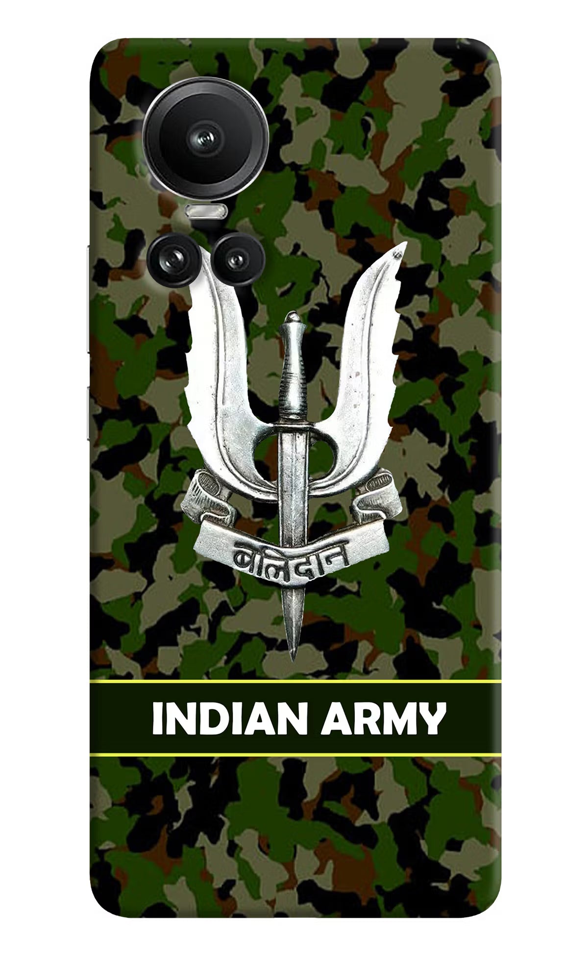 Balidan Indian Logo Oppo Reno10 5G/10 Pro 5G Hard Case Back Cover by Casekaro