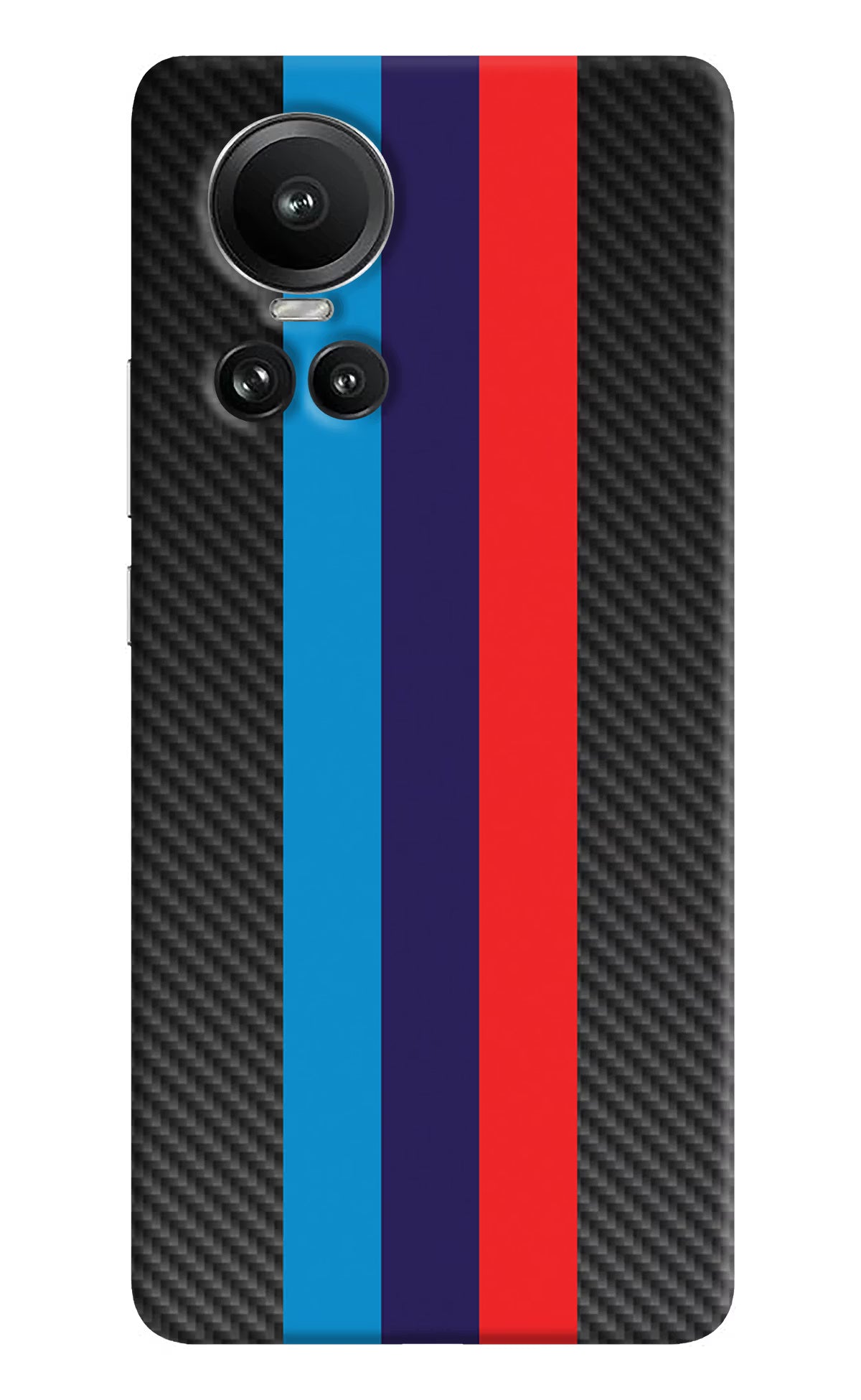 BMW Stripes Pattern Oppo Reno10 5G/10 Pro 5G Hard Case Back Cover by Casekaro