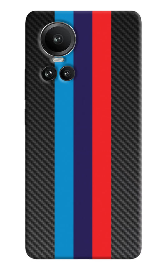 BMW Stripes Pattern Oppo Reno10 5G/10 Pro 5G Hard Case Back Cover by Casekaro