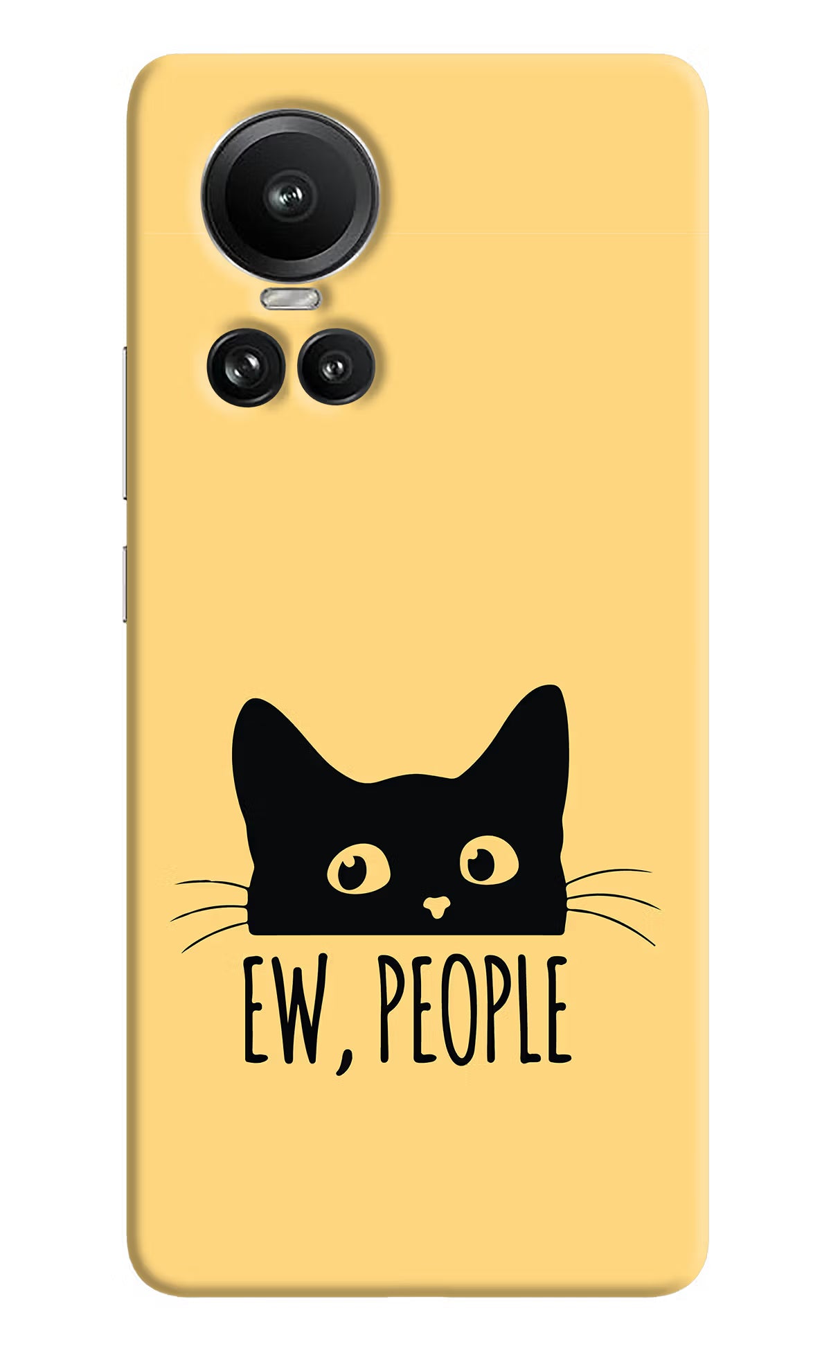 Ew People Catitude Oppo Reno10 5G/10 Pro 5G Hard Case Back Cover by Casekaro
