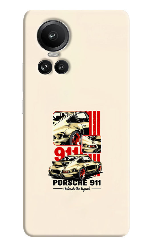 Classic Porsche 911 Oppo Reno10 5G/10 Pro 5G Hard Case Back Cover by Casekaro