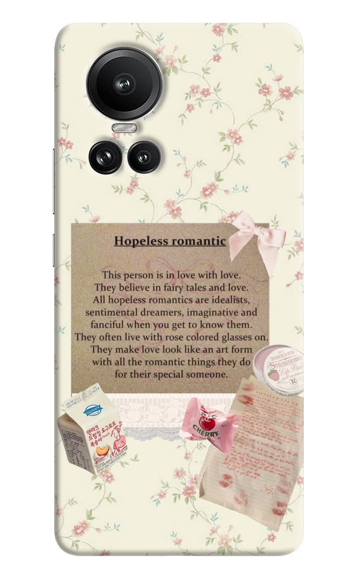 Hopeless Romantic Oppo Reno10 5G/10 Pro 5G Hard Case Back Cover by Casekaro