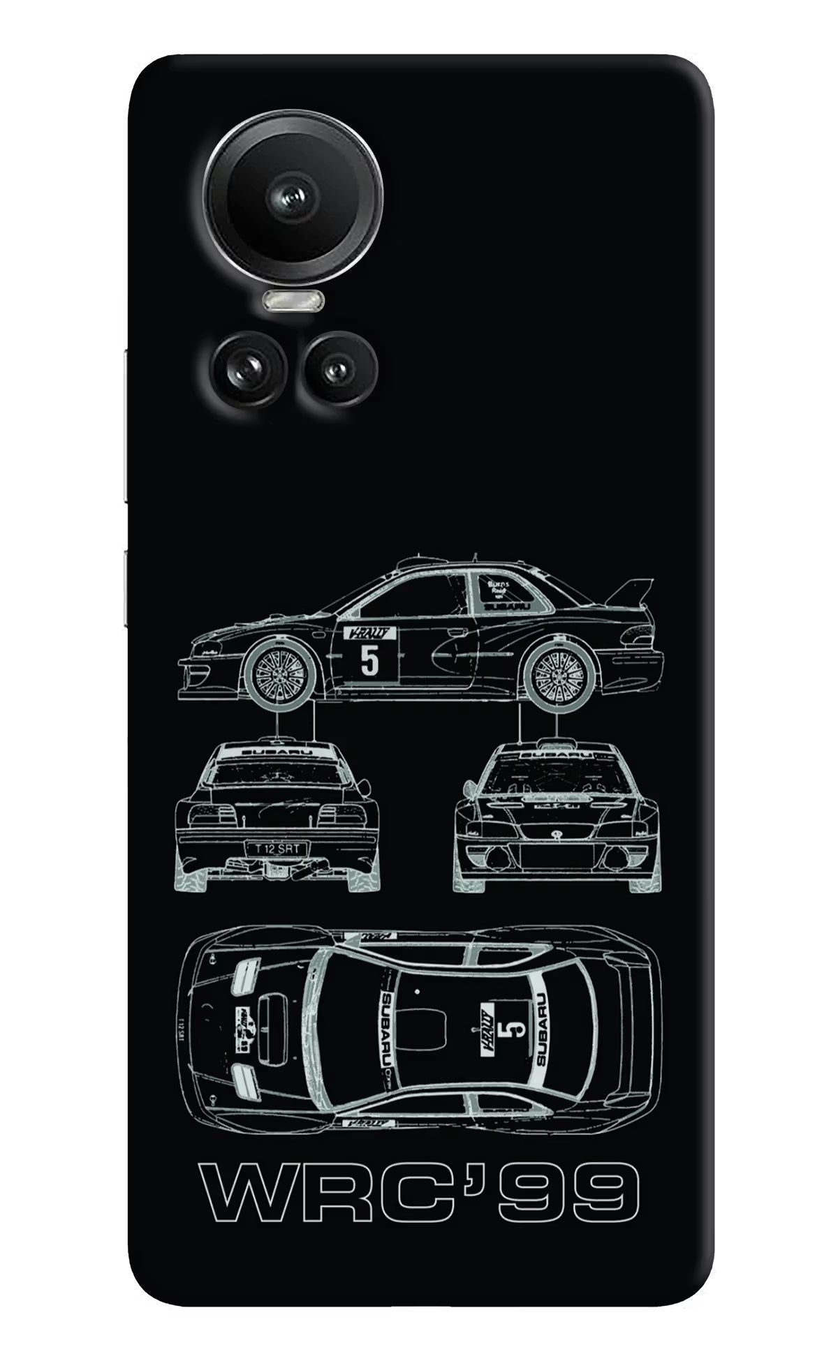 WRC'99 Oppo Reno10 5G/10 Pro 5G Hard Case Back Cover by Casekaro