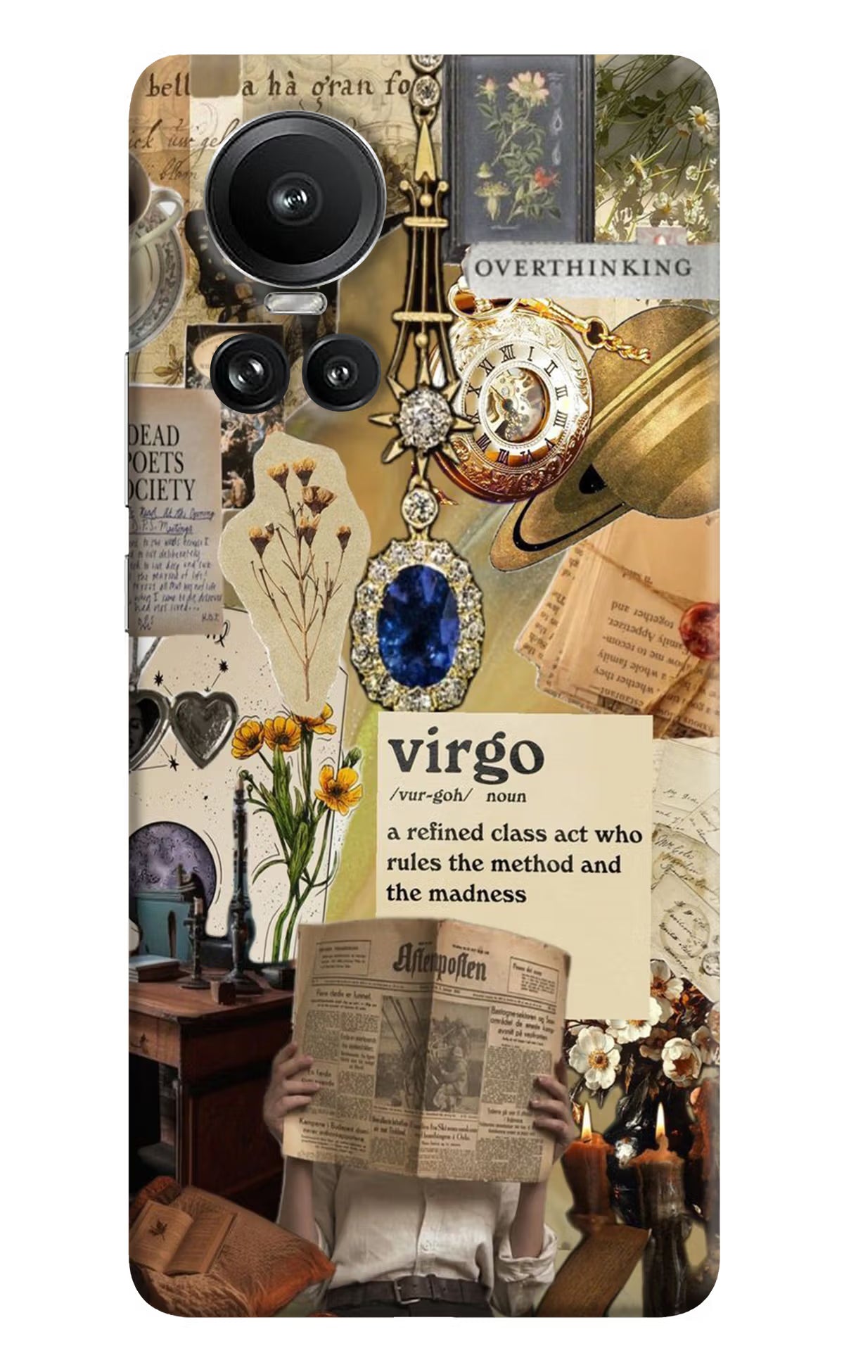 Virgo Zodiac Oppo Reno10 5G/10 Pro 5G Hard Case Back Cover by Casekaro