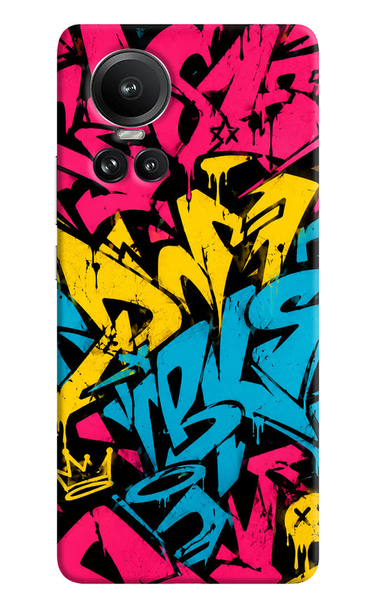 Graffiti Vibe Oppo Reno10 5G/10 Pro 5G Hard Case Back Cover by Casekaro