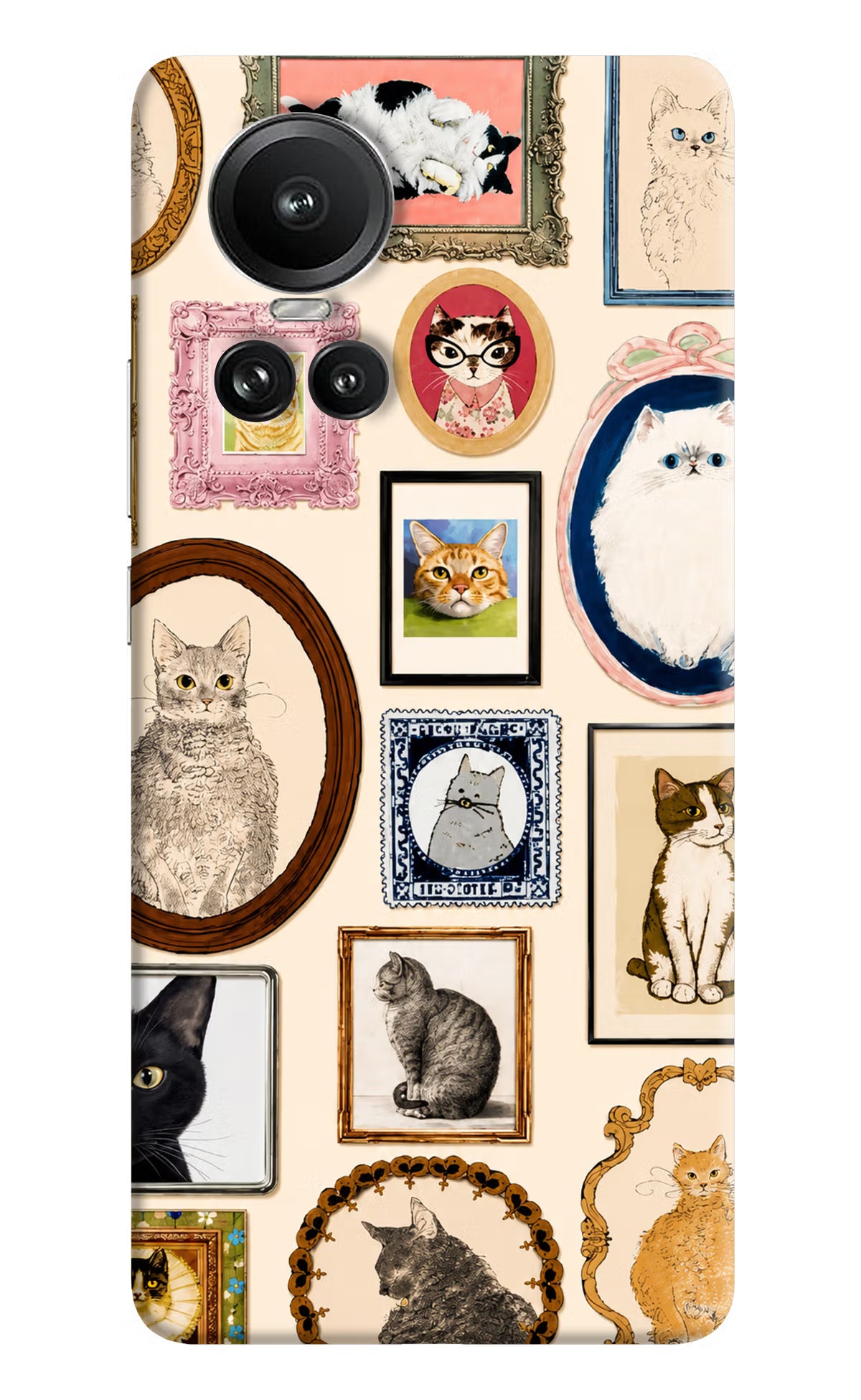 Mirror Cats Oppo Reno10 5G/10 Pro 5G Back Cover