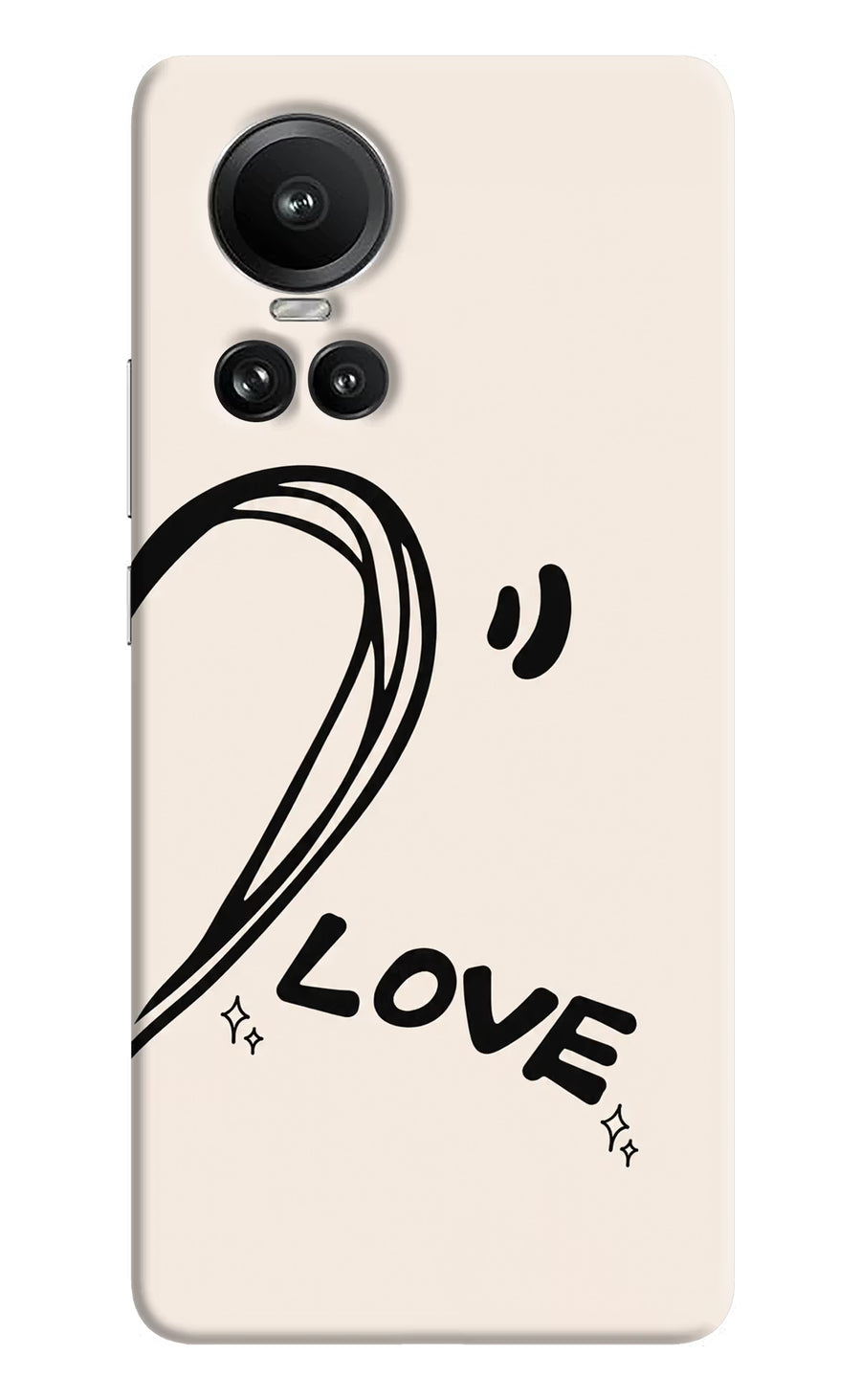 Soul Line Oppo Reno10 5G/10 Pro 5G Back Cover, Hard case