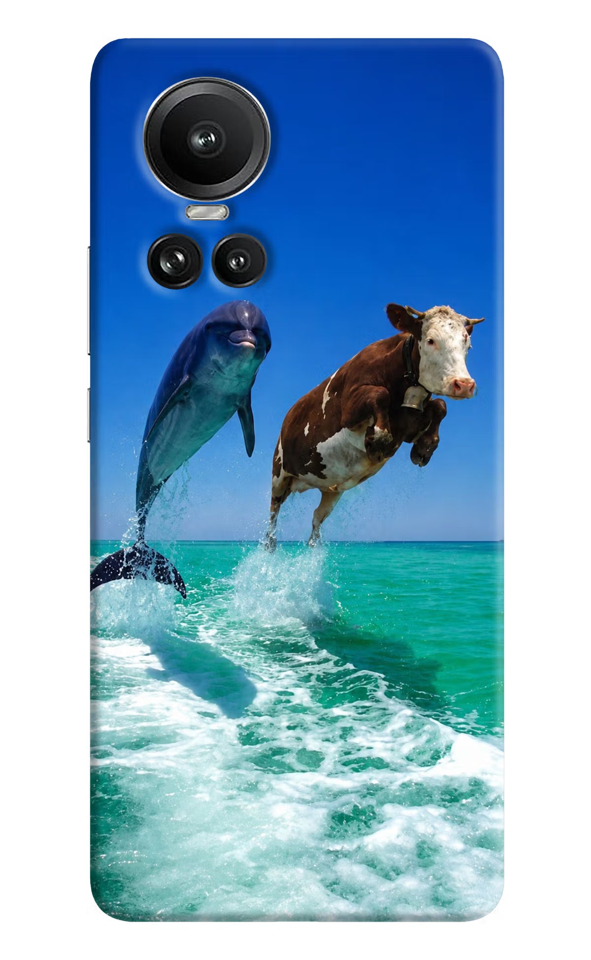 Dolphin vs Cow Oppo Reno10 5G/10 Pro 5G Back Cover