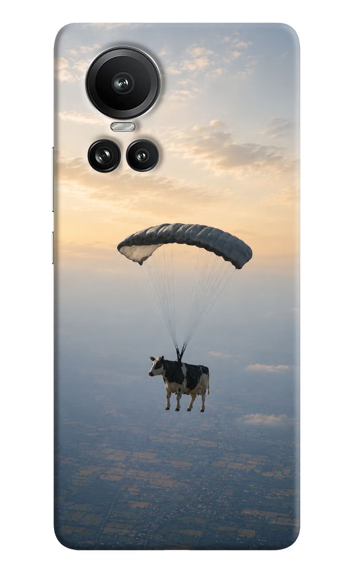 Skydiving Cow Oppo Reno10 5G/10 Pro 5G Back Cover
