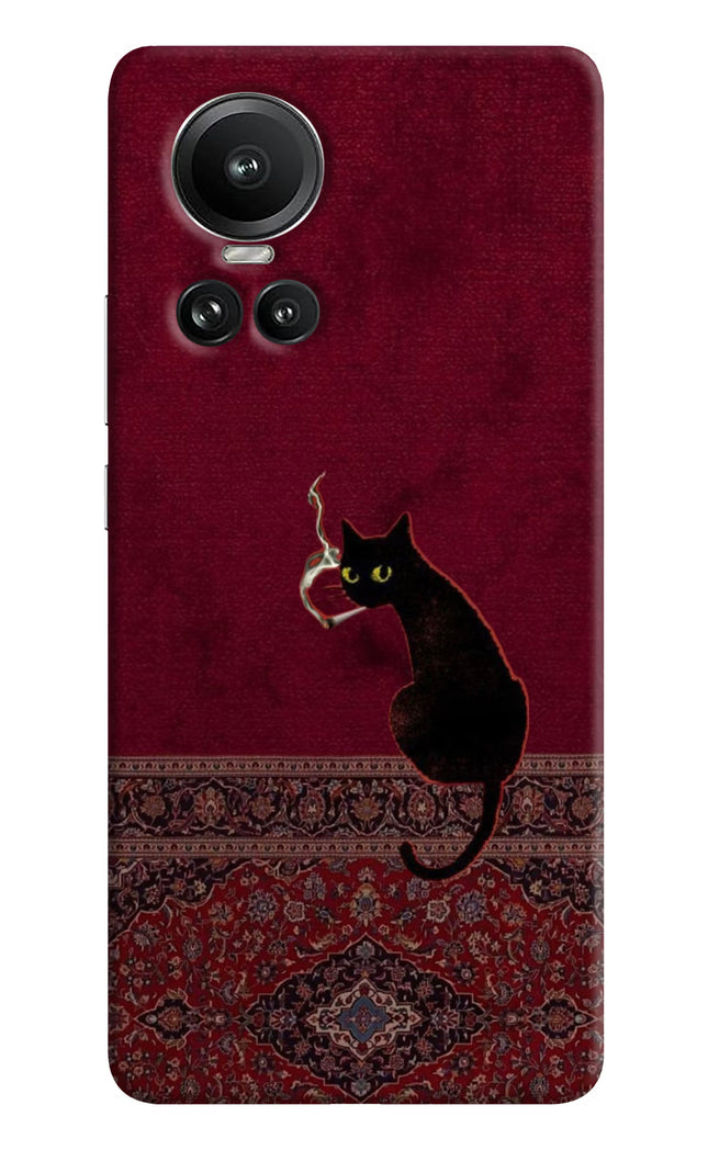 Midnight Cat Oppo Reno10 5G/10 Pro 5G Hard Case Back Cover by Casekaro