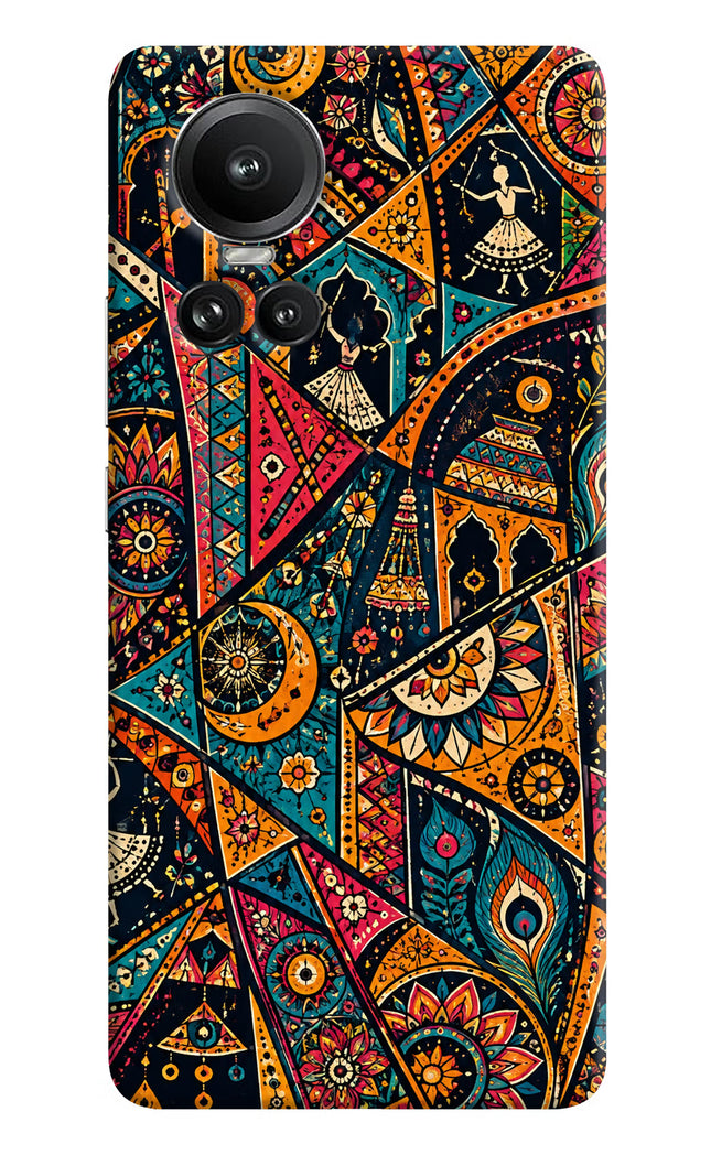 Folk Print Oppo Reno10 5G/10 Pro 5G Hard Case Back Cover by Casekaro
