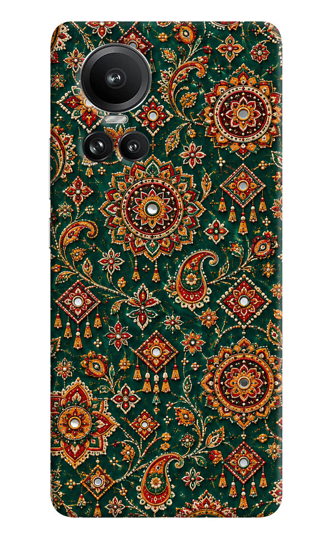 Green Pataka Oppo Reno10 5G/10 Pro 5G Hard Case Back Cover by Casekaro