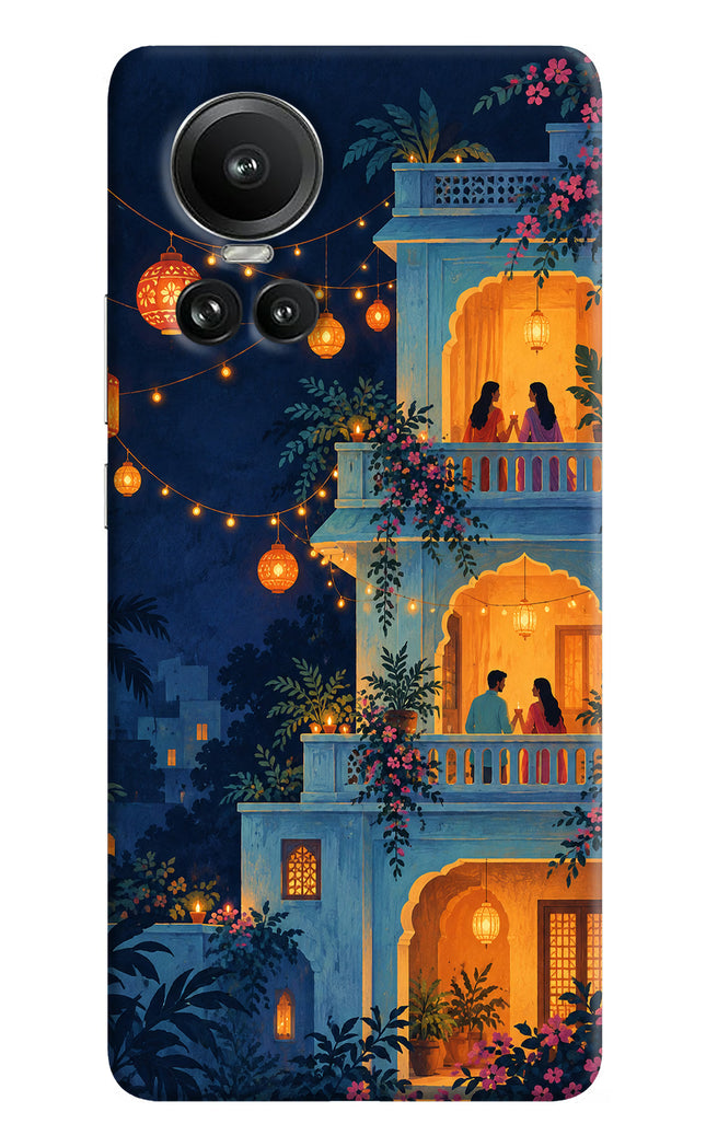 Balcony Glow Oppo Reno10 5G/10 Pro 5G Hard Case Back Cover by Casekaro