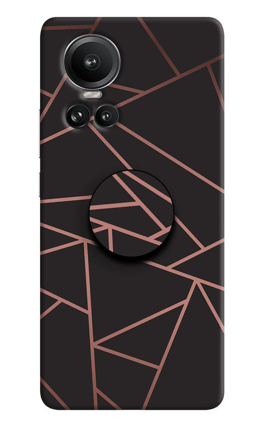Geometric Pattern Oppo Reno10 5G/10 Pro 5G Pop Case by Casekaro