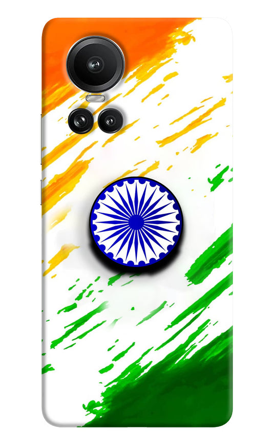Indian Flag Ashoka Chakra Oppo Reno10 5G/10 Pro 5G Pop Case by Casekaro