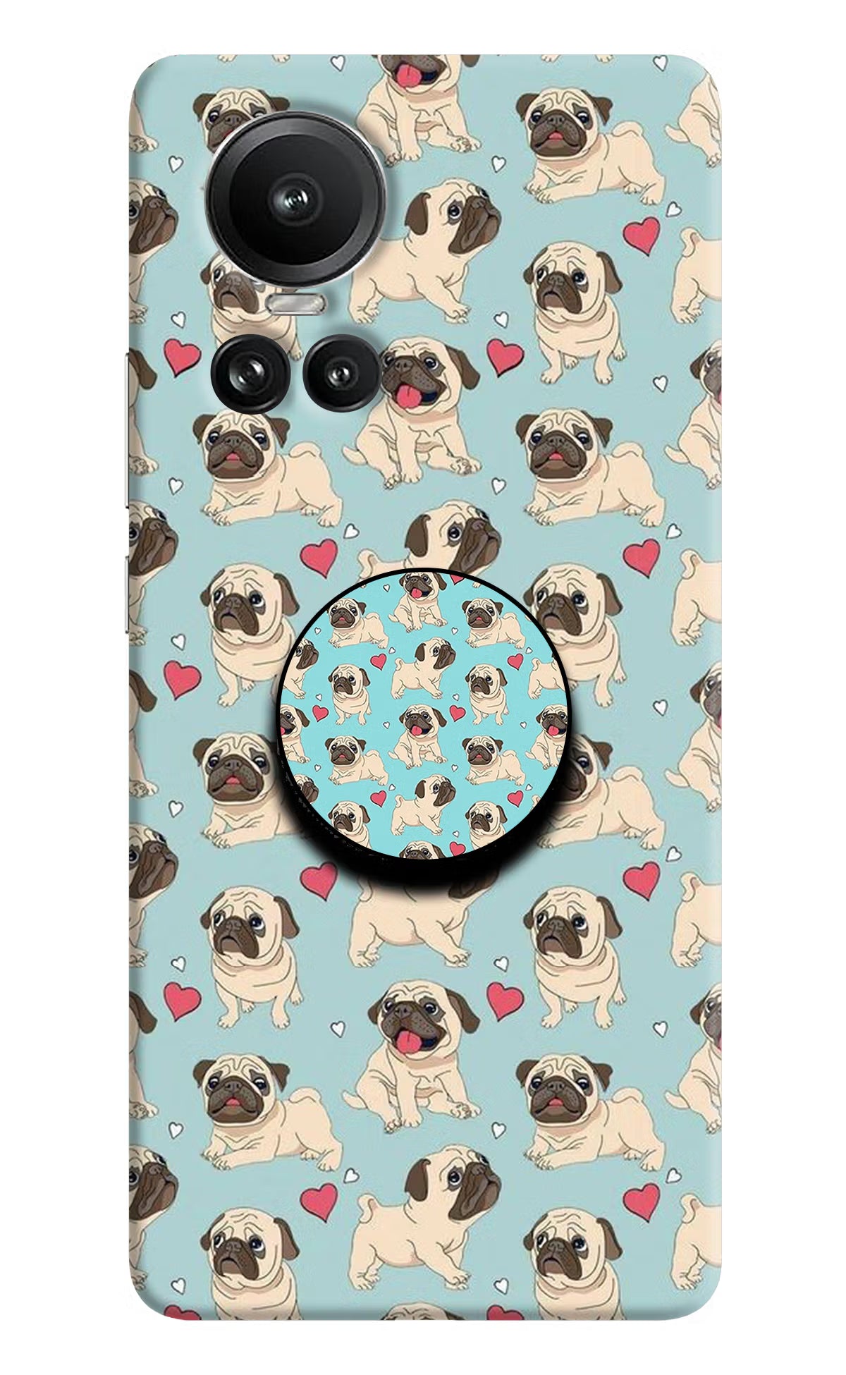 Pug Dog Oppo Reno10 5G/10 Pro 5G Pop Case by Casekaro