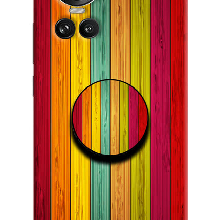 Multicolor Wooden Oppo Reno10 5G/10 Pro 5G Pop Case by Casekaro
