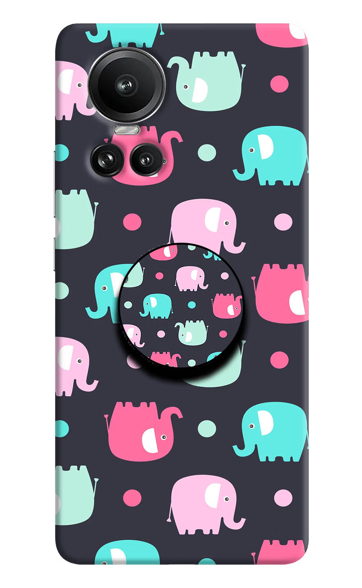 Baby Elephants Oppo Reno10 5G/10 Pro 5G Pop Case by Casekaro