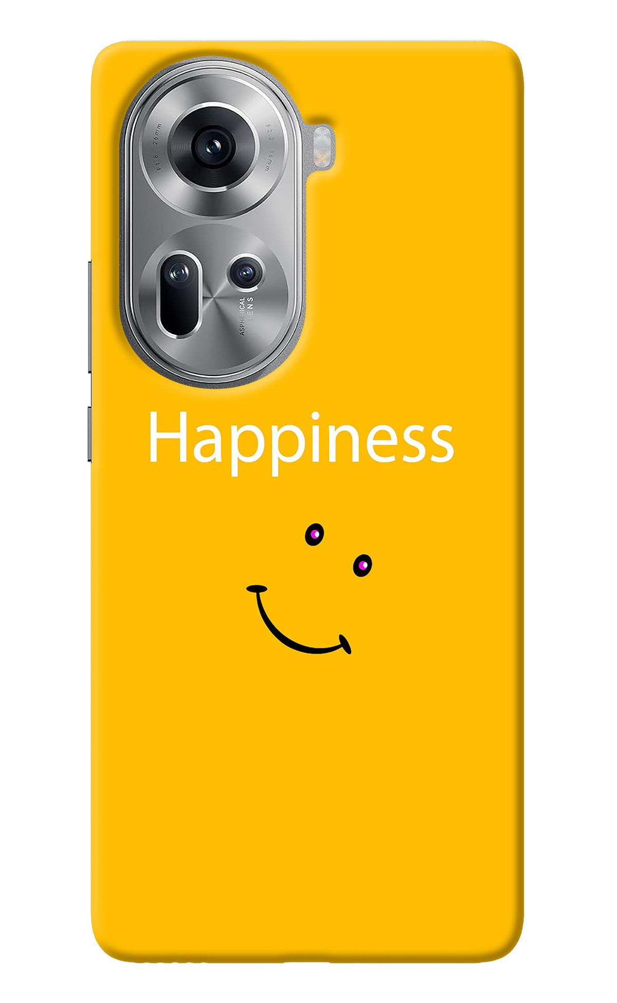 Happiness With Smiley Oppo Reno11 Back Cover
