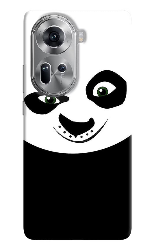 Panda Oppo Reno11 Hard Case Back Cover by Casekaro
