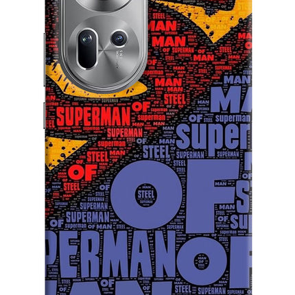 Superman Oppo Reno11 Hard Case Back Cover by Casekaro