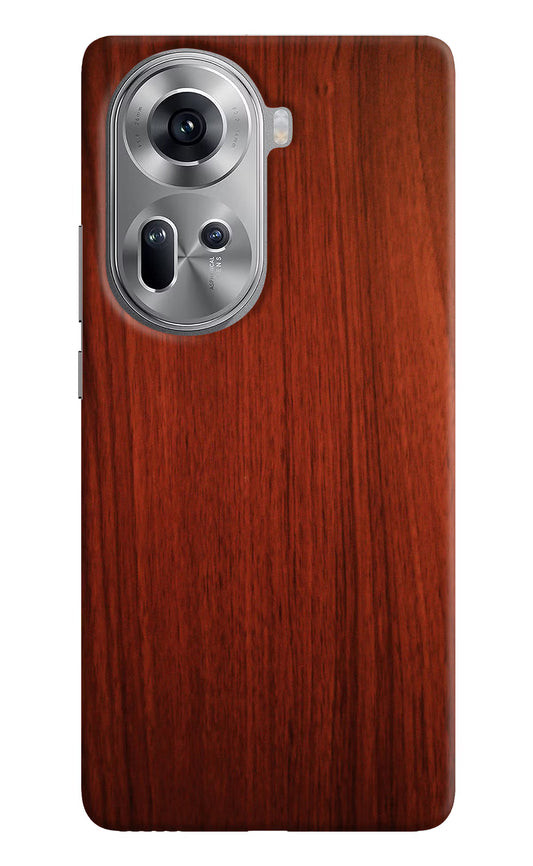 Wooden Plain Pattern Oppo Reno11 Hard Case Back Cover by Casekaro