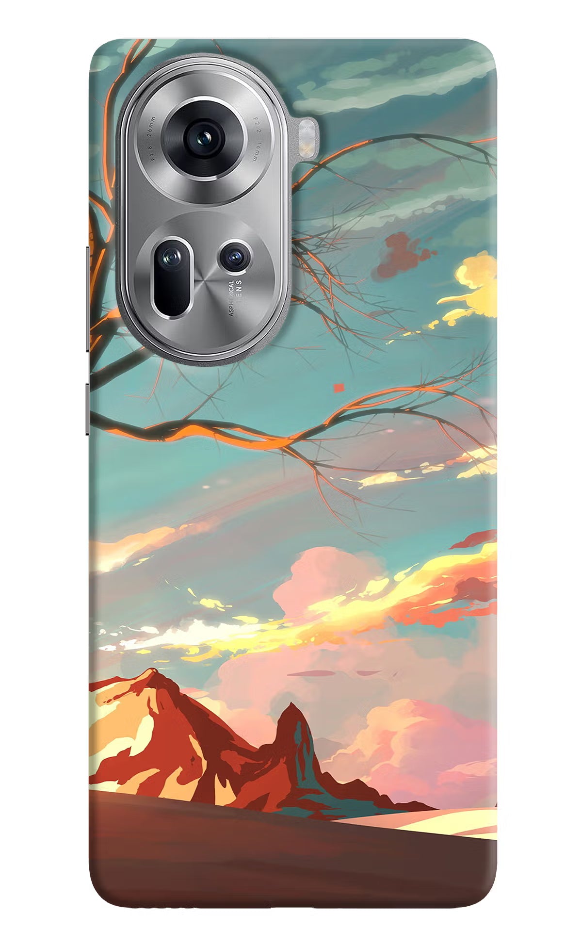 Scenery Oppo Reno11 Hard Case Back Cover by Casekaro