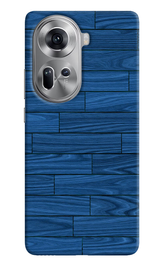 Wooden Texture Oppo Reno11 Hard Case Back Cover by Casekaro