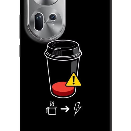 Coffee Oppo Reno11 Hard Case Back Cover by Casekaro