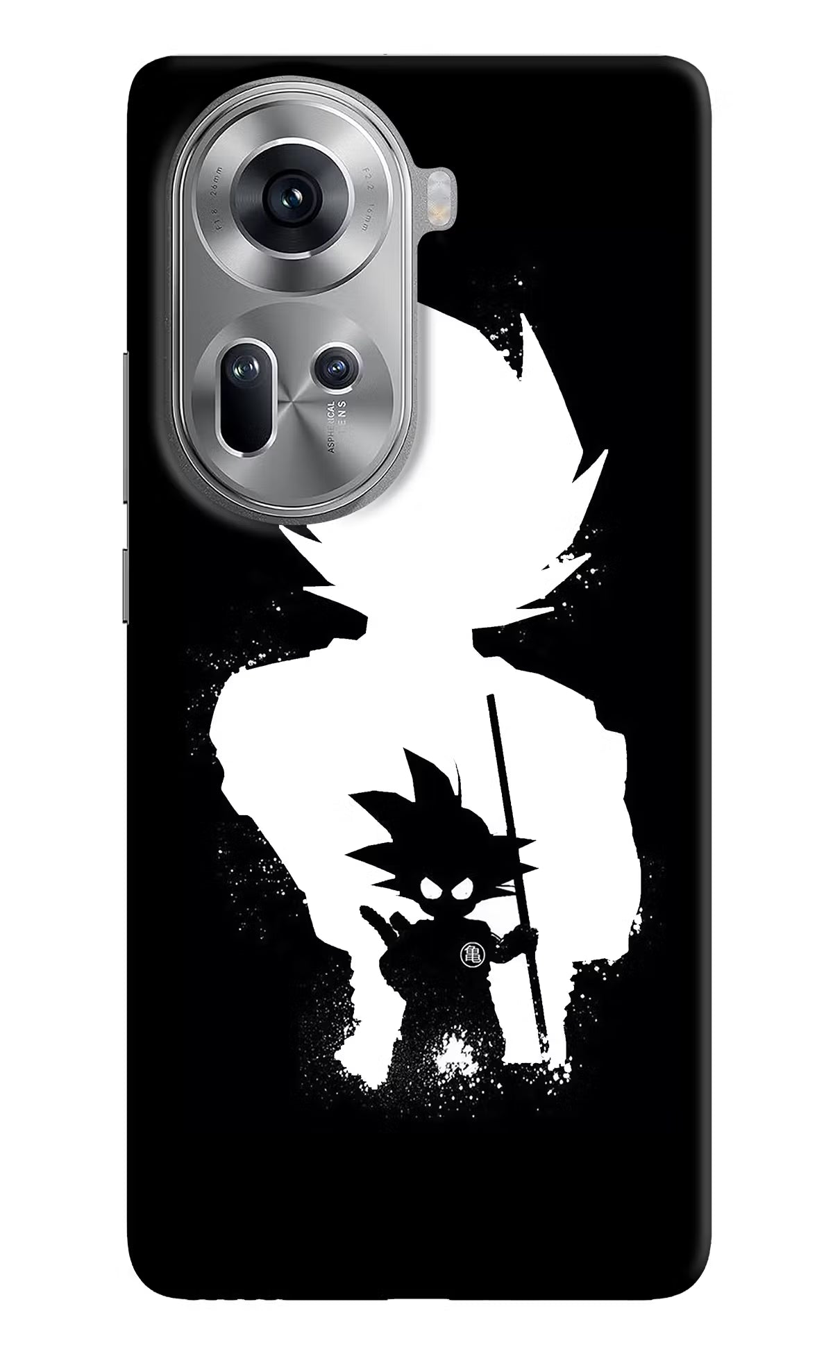 Goku Shadow Oppo Reno11 Hard Case Back Cover by Casekaro