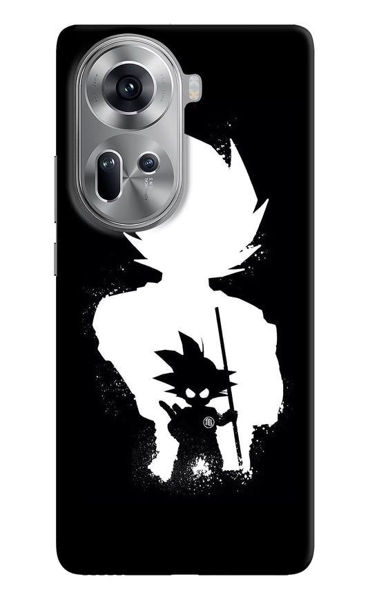 Goku Shadow Oppo Reno11 Hard Case Back Cover by Casekaro