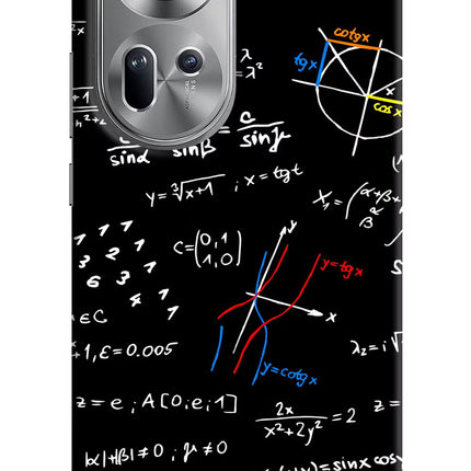 Mathematics Formula Oppo Reno11 Hard Case Back Cover by Casekaro